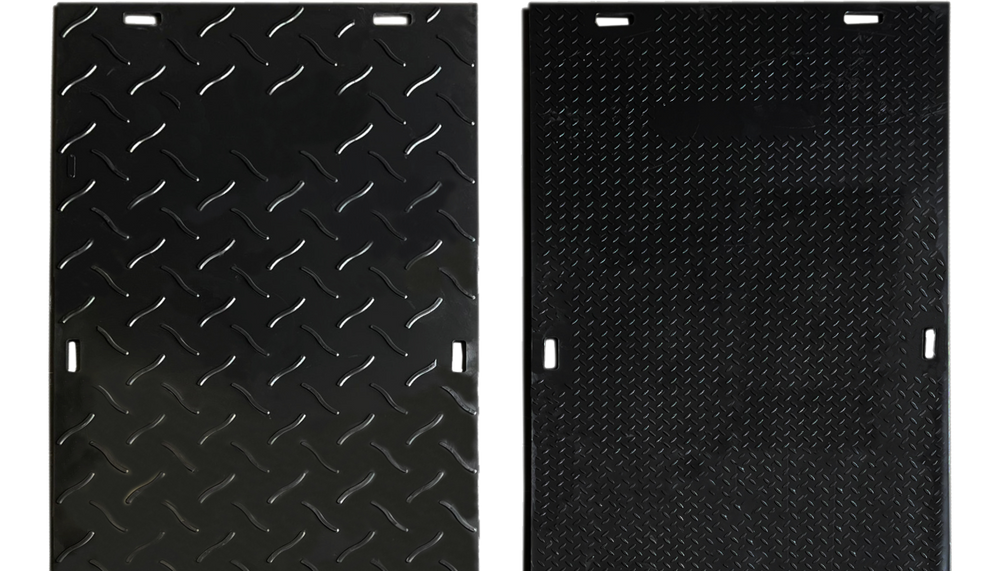 Economical Ground Protection Mats are 100% Recycled Plastic