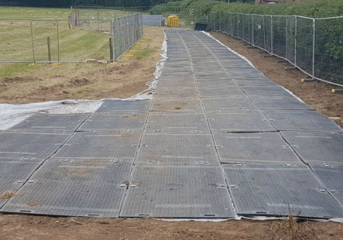 Mats for driving on mud