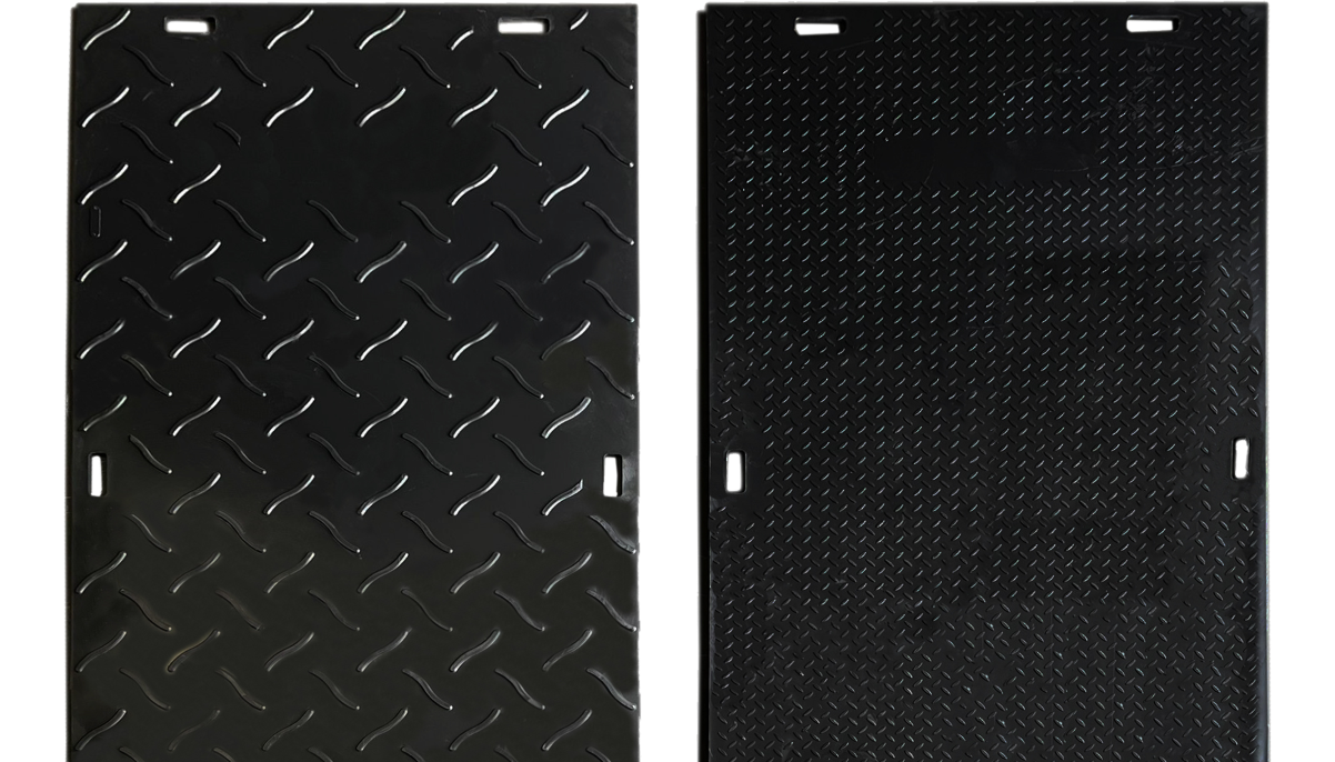 Economical Ground Protection Mats are 100% Recycled Plastic