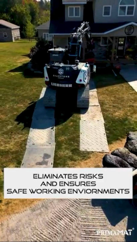 PrimaMat™ 3'x8' Ground Protection Mats - Single Side