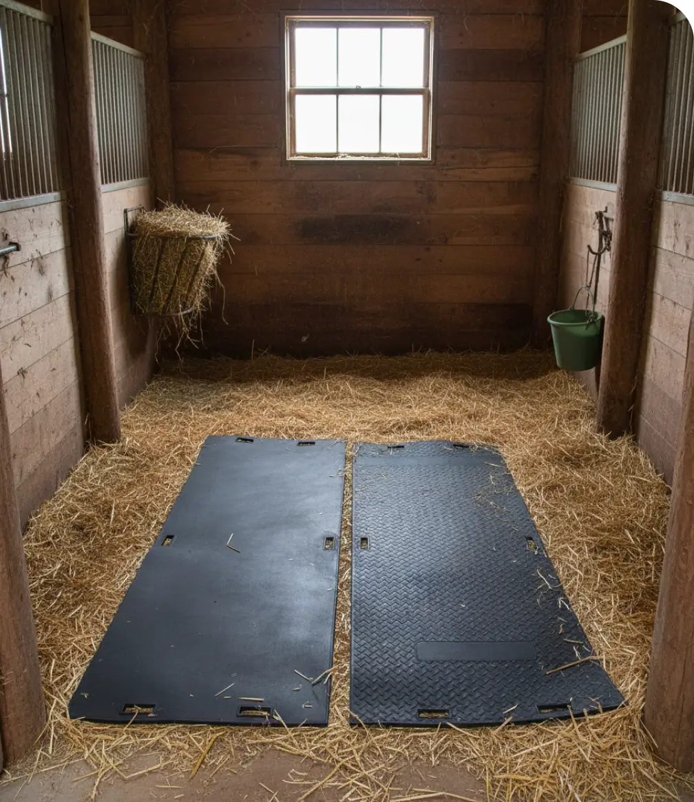 Horse stall mats