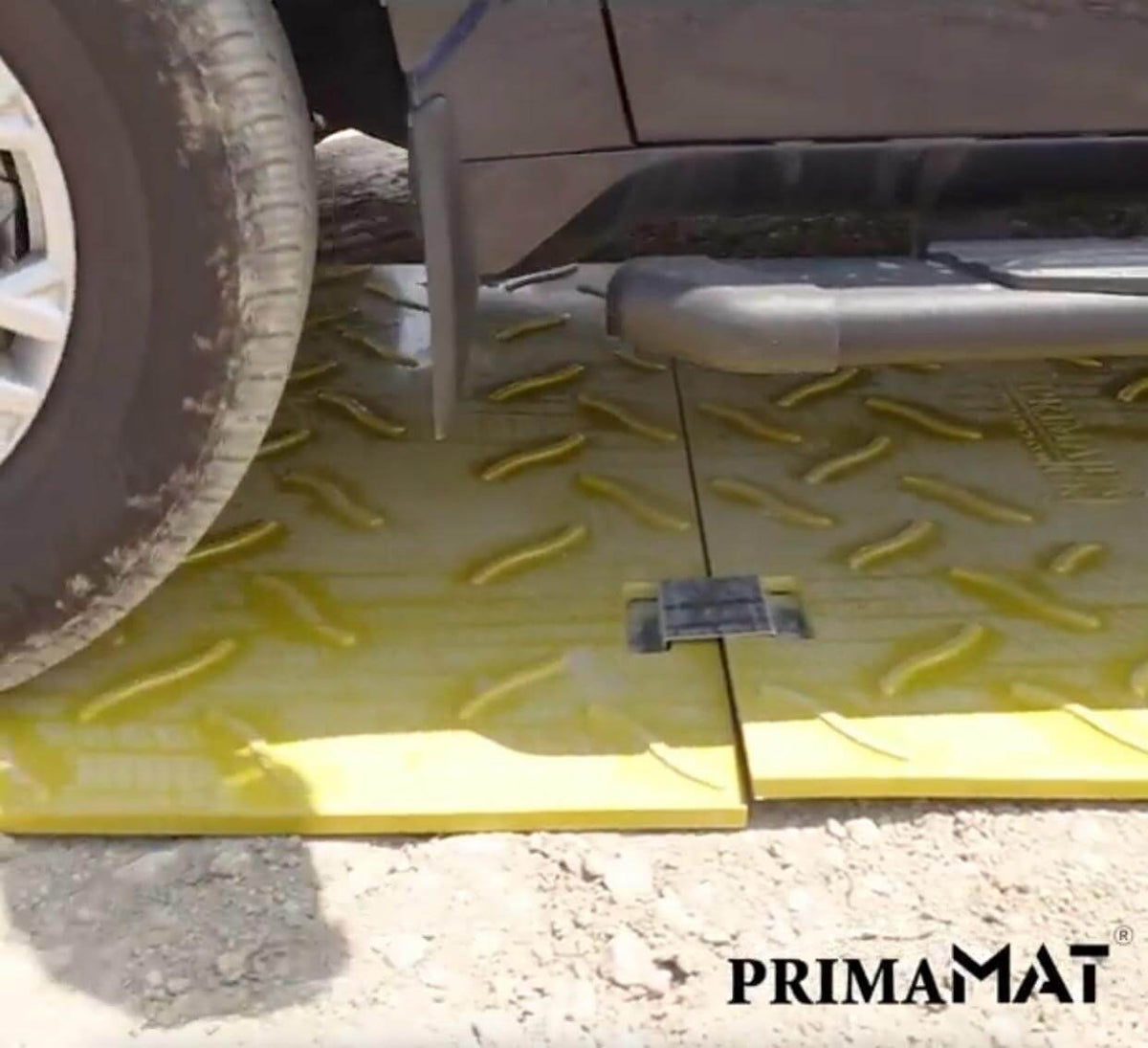 Yellow Ground Protection Mats